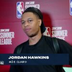 Jordan Hawkins on Game 1 vs. Timberwolves | 2024 NBA Summer League Postgame