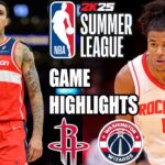 Houston Rockets vs Washington Wizards [Half Time] (07/14/24) | 2024 NBA Summer League