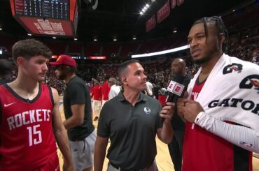 Cam Whitmore says ‘the fit is perfect’ for Reed Sheppard in Houston | NBA Summer League