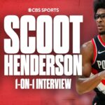 Scoot Henderson recalls facing RUSSELL WESTBROOK, Rookie Year, etc. in 1-on-1 INTERVIEW | CBS Sports