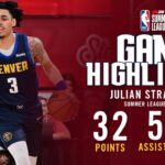 Julian Strawther Full Game Two Highlights vs. Raptors 🎥 | NBA2k Summer League