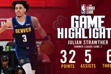 Julian Strawther Full Game Two Highlights vs. Raptors 🎥 | NBA2k Summer League
