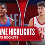 PISTONS vs ROCKETS | NBA SUMMER LEAGUE | FULL GAME HIGHLIGHTS