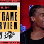 Josh Christopher Postgame Interview | Miami HEAT vs. Thunder | July 15, 2024