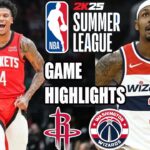 Houston Rockets vs Washington Wizards [FULL GAME] (07/14/24) | 2024 NBA Summer League