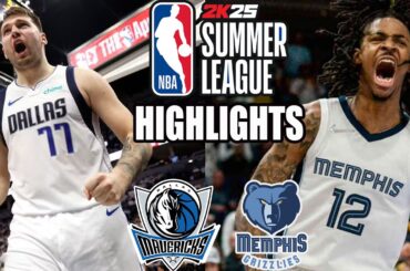 Dallas Mavericks vs Memphis Grizzlies [FULL GAME] (07/15/24) | 2024 NBA Summer League