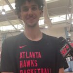 Atlanta Hawks’ Zaccharie Risacher Speaks Following July 15 Summer League Practice