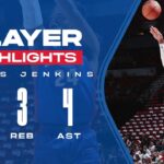 HIGHLIGHTS: Daniss Jenkins Drains 6 3's in 26pt Performance