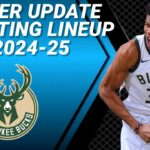 MILWAUKEE BUCKS ROSTER UPDATE | POSSIBLE STARTING LINEUP 2024-2025