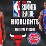 Detroit Pistons vs Chicago Bulls [FULL GAME] (07/16/24) | 2024 NBA Summer League