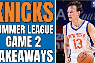 Knicks Summer League Game 2 Recap | Tyler Kolek SHINES 🔥