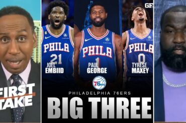 FIRST TAKE | "76ers' Big 3 are best in NBA" - Perk talks about Sixers' dominance in upcoming season