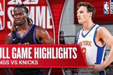 KINGS vs KNICKS | NBA SUMMER LEAGUE | FULL GAME HIGHLIGHTS