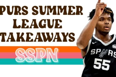 Spurs Summer League Takeaways | Stephon Castle Shut Down | SSPN Live