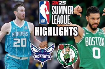 Boston Celtics vs Charlotte Hornets [FULL GAME] (07/17/24) | 2024 NBA Summer League