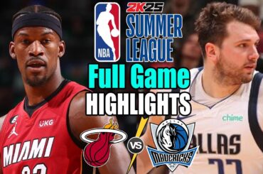 Miami Heat vs Dallas Mavericks [FULL GAME] Highlights July 17, 2024 | 2024 NBA Summer League