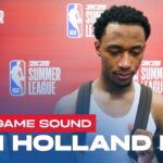 Ron Holland Speaks With Media After Win vs. Chicago