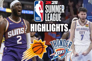 Phoenix Suns vs Oklahoma City Thunder [FULL GAME] (07/17/24) | 2024 NBA Summer League
