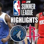 Minnesota Timberwolves vs Houston Rockets[FULL GAME] (07/18/24) | 2024 NBA Summer League