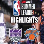 Sacramento Kings vs New York Knicks [FULL GAME] (07/17/24) | 2024 NBA Summer League
