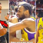 Bronny James & LA Lakers Celebration After Pick Up Their 2nd Win in Summer League vs. Cavaliers!