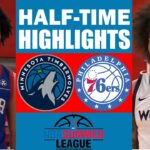 Timberwolves vs Philadelphia 76ers (HALF TIME HIGHLIGHTS) | NBA Summer League - July 17, 2024