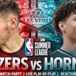 Portland Trail Blazers vs Charlotte Hornets LIVE | 2024 NBA Summer League
