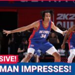Detroit Pistons Rookie Bobi Klintman Continues To Impress, Despite Rough Shooting Game