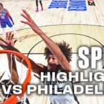 Highlights: San Antonio Spurs vs Philadelphia 76ers | Summer League, 7.19.2024