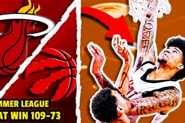 Miami Heat OBLITERATE Raptors in Summer League | Kel'el Ware DOMINATION Continues (Semifinals Next)
