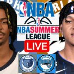 LIVE: MEMPHIS GRIZZLIES vs ORLANDO MAGIC | NBA SUMMER LEAGUE 2024 | SCOREBOARD | PLAY BY PLAY
