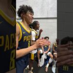 Rookies Sing Happy Birthday to Ben Sheppard After Summer League Win | Indiana Pacers