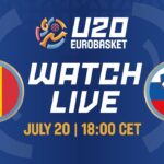 LIVE - Belgium v Slovenia | FIBA U20 EuroBasket 2024 | Semi-Finals