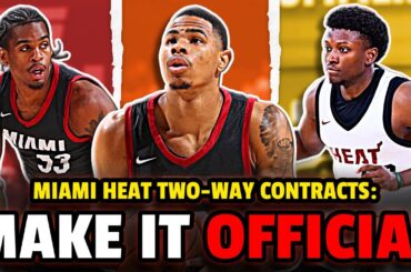 Miami Heat Need to Give these Two-Way Deals NOW | Keshad Johnson, Isaiah Stevens, Josh Christopher