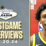 Indiana Pacers Summer League Postgame Media Availability (at Cleveland Cavaliers) | July 20, 2024
