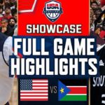 Team USA vs South Sudan Game Highlights July 20, 2024 | USA Basketball Showcase | Olympics 2024