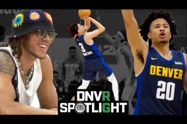 Behind The Scenes Nuggets Summer League Game 2 | Aaron Gordon Watches Strawther Drop 32