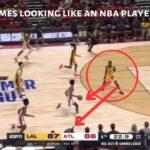BRONNY JAMES was excellent and definitely looked like an NBA player against the Hawks