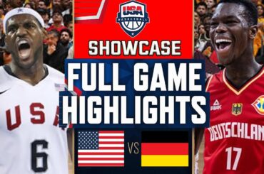 Team USA vs Germany [Full Game] Highlights July 22, 2024 | USA Basketball Showcase | Olympics 2024