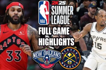 Toronto Raptors vs San Antonio Spurs [FULL GAME] (07/21/24) | 2024 NBA Summer League