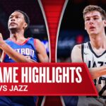 PISTONS vs JAZZ | NBA SUMMER LEAGUE | FULL GAME HIGHLIGHTS