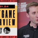 Dan Bisaccio Postgame Interview | Miami HEAT vs. Golden State Warriors | July 21, 2024