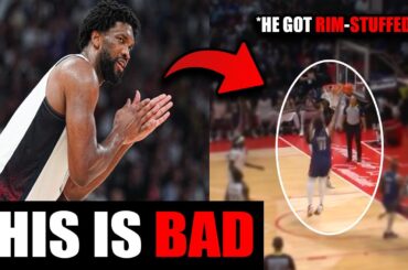 Joel Embiid Can’t Dunk Right Now…