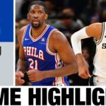 Philadelphia 76ers vs San Antonio Spurs FULL GAME Highlights | 2024 NBA Summer League