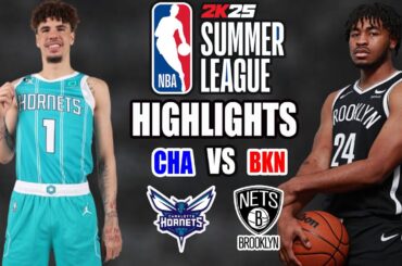 Charlotte Hornets vs Brooklyn Nets [FULL GAME] (07/21/24) | 2024 NBA Summer League