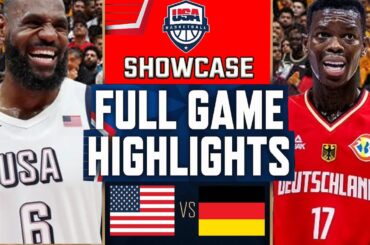 Team USA vs Germany Game Highlights July 22, 2024 | USA Basketball Showcase | Olympics 2024