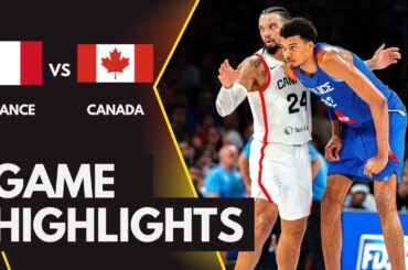 FRANCE VS CANADA | Basketball Friendly Game | Full Highlights | July 19,2024