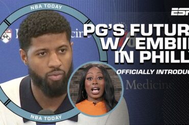 Paul George introduced by 76ers 🗣️ 'Embiid's PERFECT running mate!' - Chiney Ogwumike | NBA Today