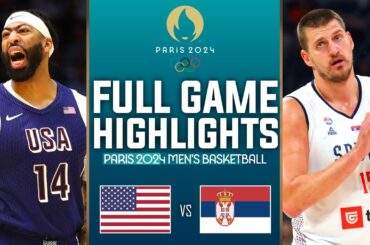 Team USA vs Serbia Full Game Highlights | 2024 Olympics Men's Basketball | July 26, 2024 - NBA 2K24