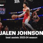 Jalen Johnson Dimes 🪙 JJ's Best Assists of the Season